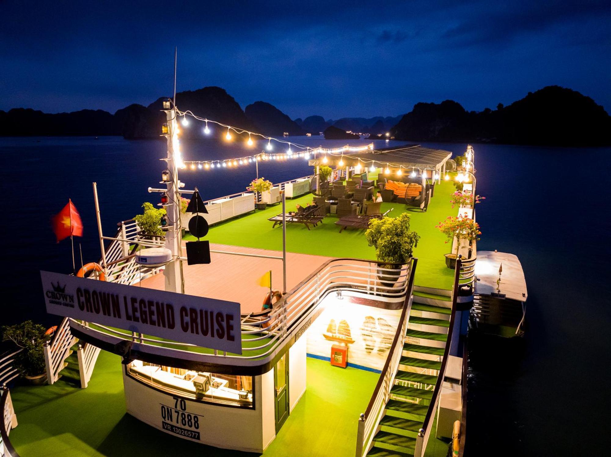 Dragon Crown Legend Cruise Hotel Ha Long Exterior foto