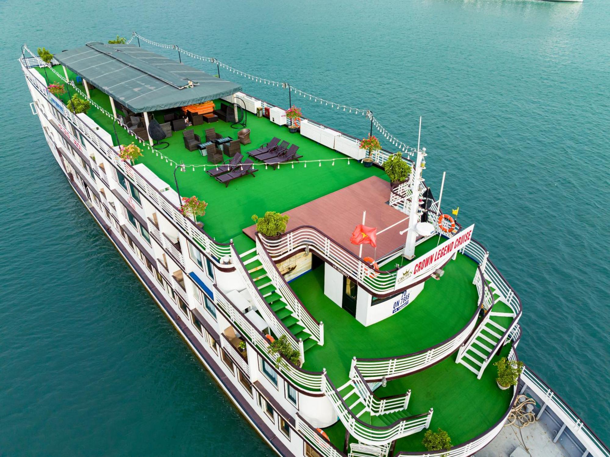 Dragon Crown Legend Cruise Hotel Ha Long Exterior foto
