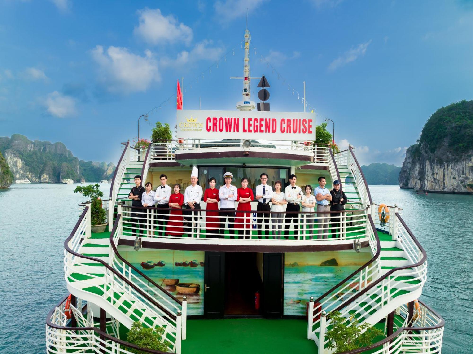 Dragon Crown Legend Cruise Hotel Ha Long Exterior foto